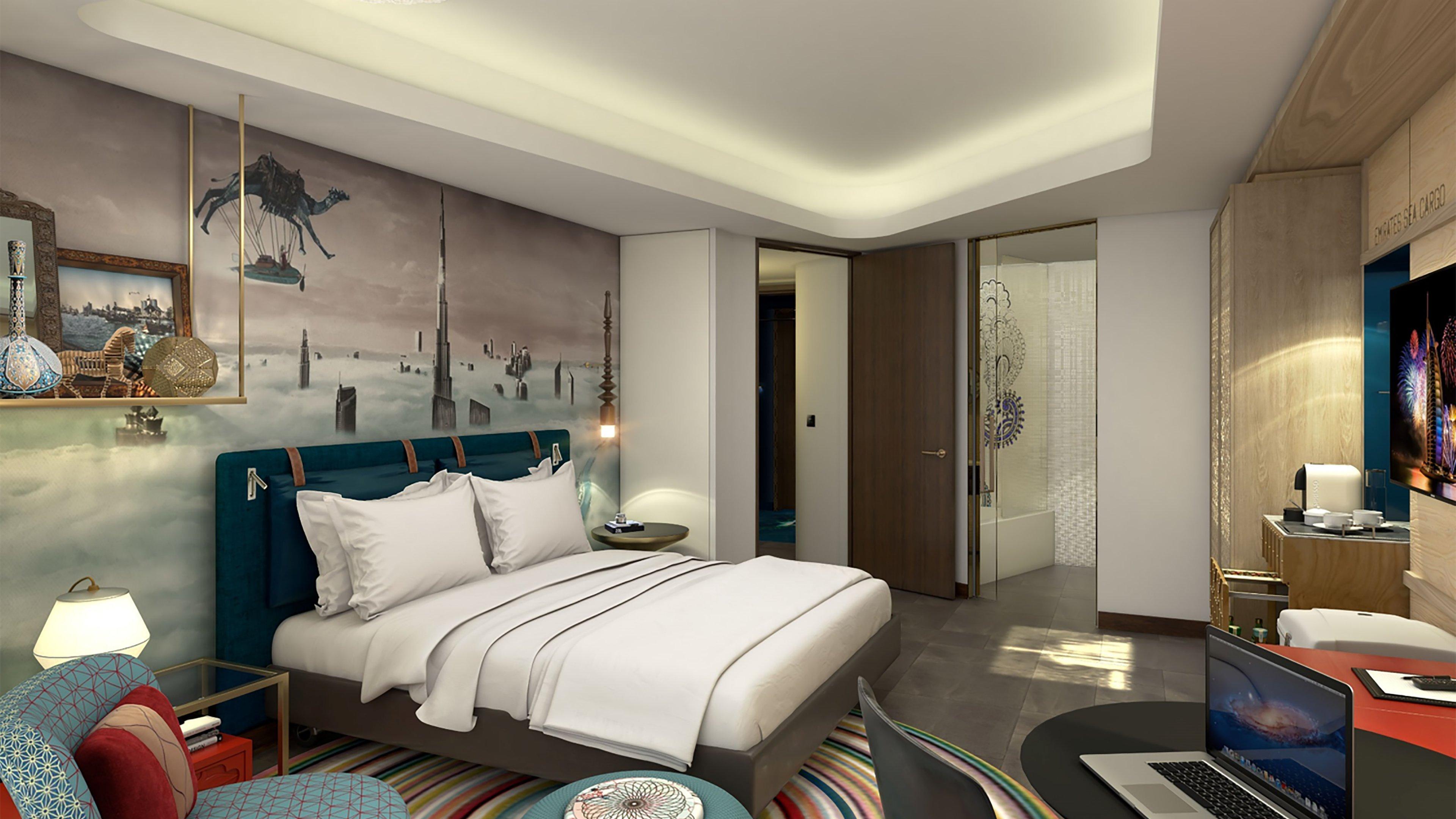 Hotel Indigo Dubai Downtown By Ihg Esterno foto A bedroom at the hotel