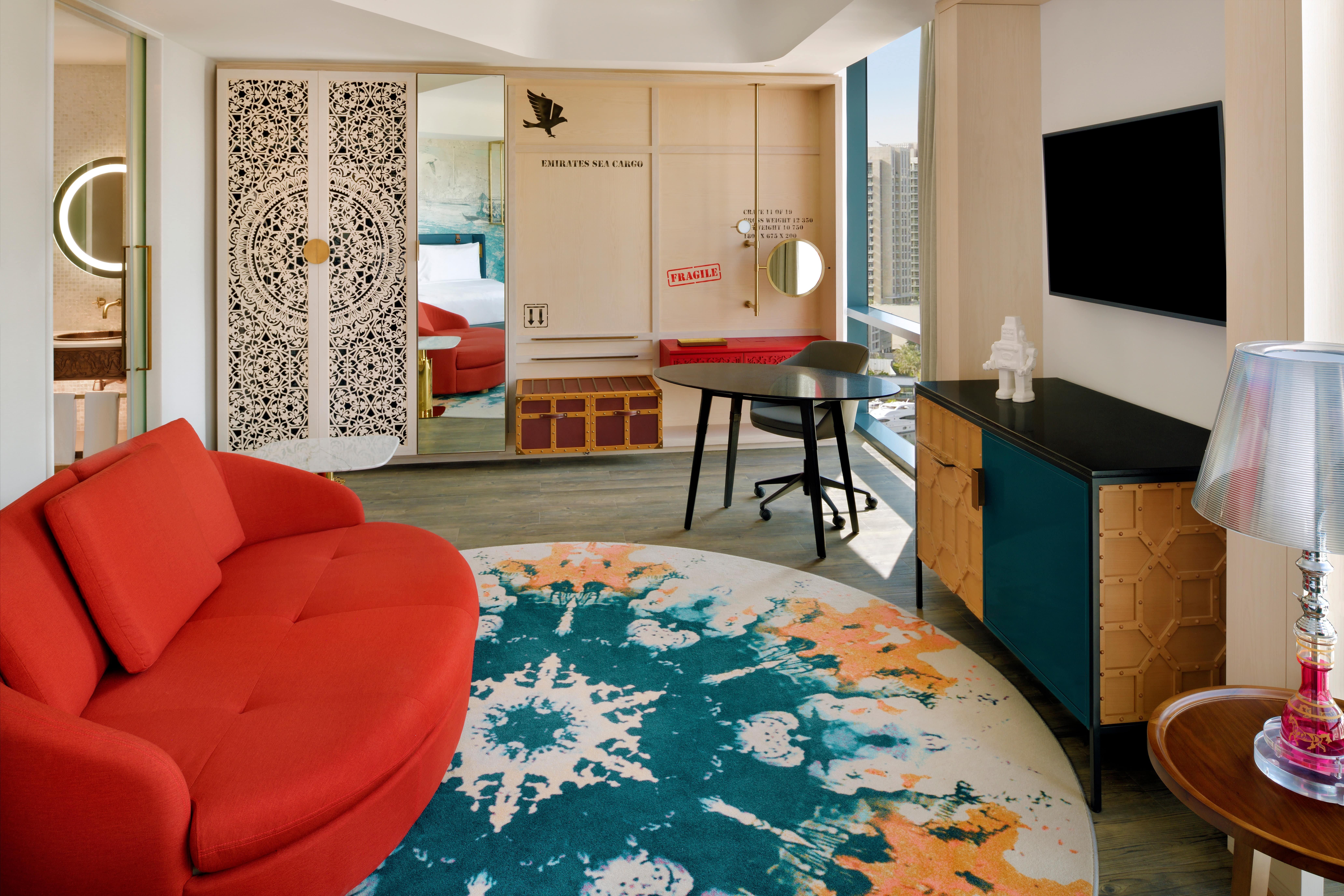 Hotel Indigo Dubai Downtown By Ihg Esterno foto A suite at the hotel