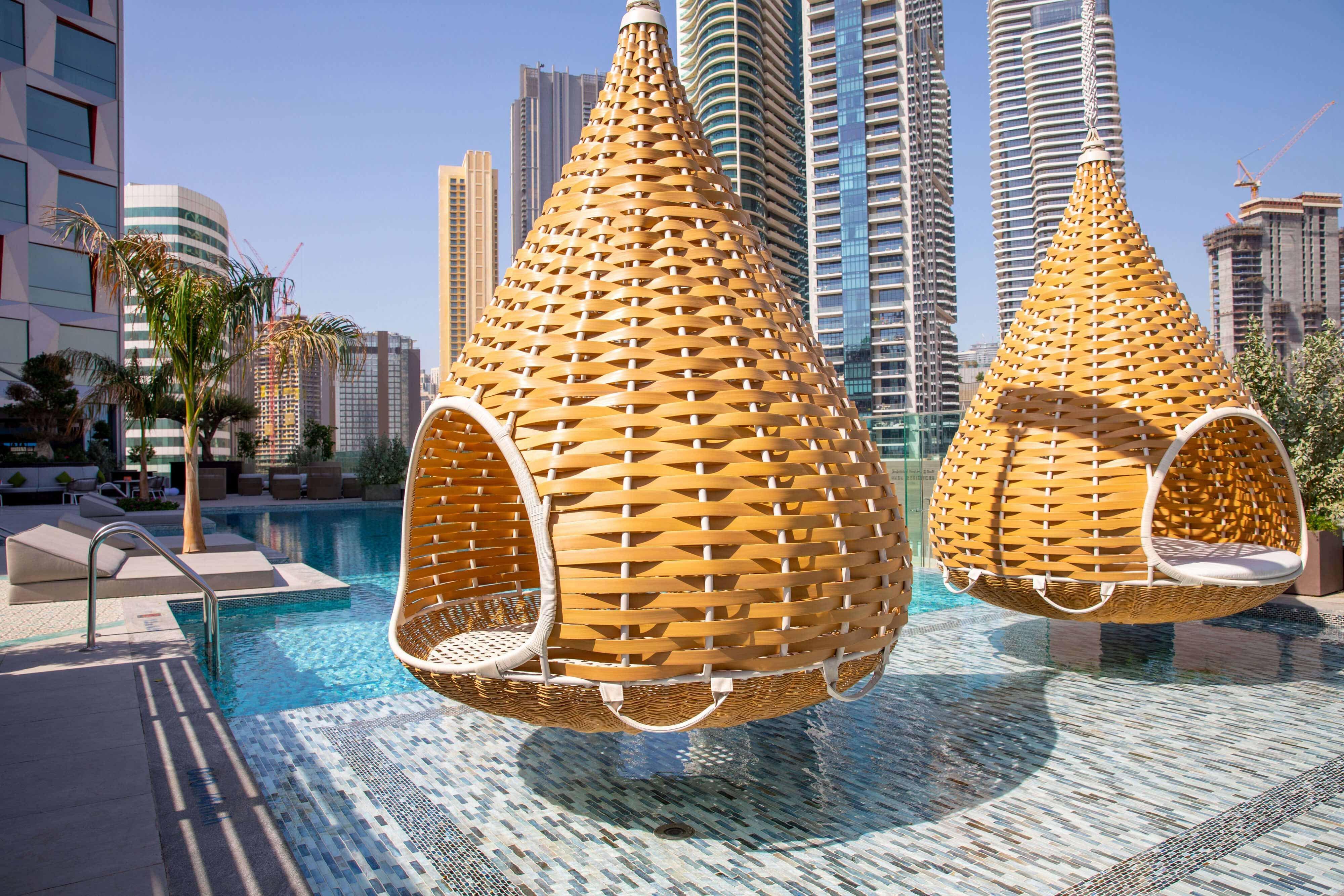 Hotel Indigo Dubai Downtown By Ihg Esterno foto The pool at the Address Downtown Hotel
