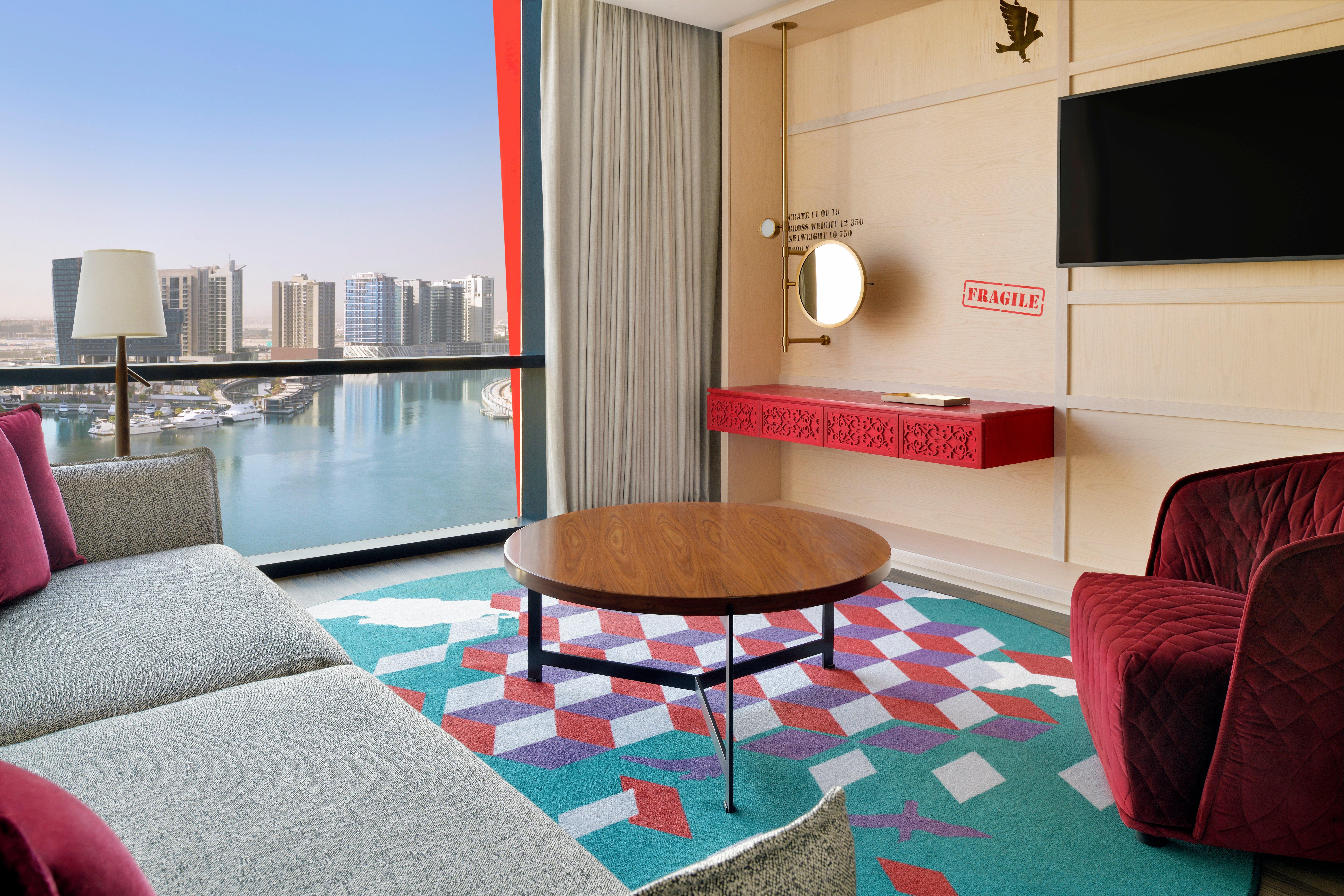 Hotel Indigo Dubai Downtown By Ihg Esterno foto A room at the hotel