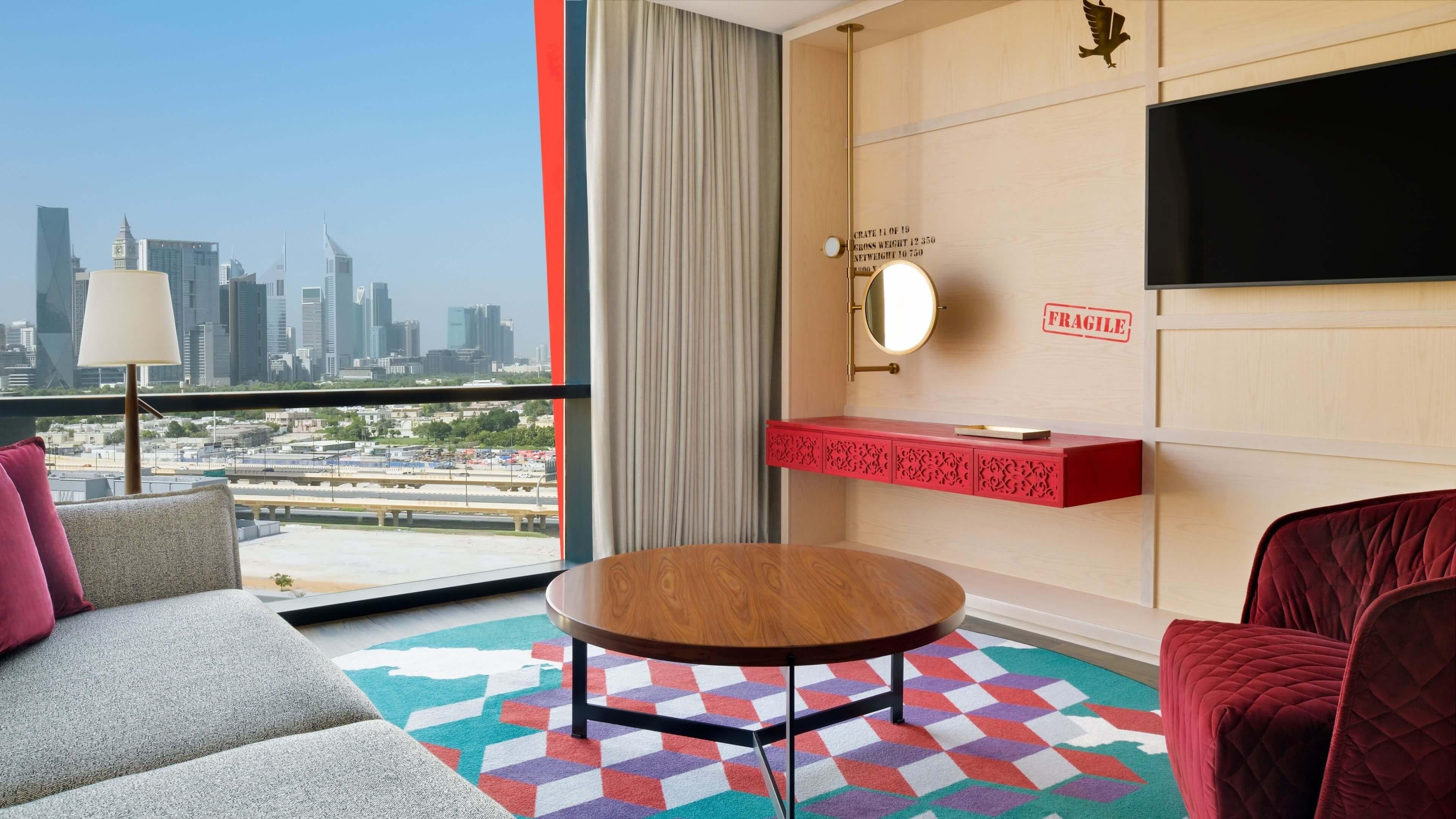 Hotel Indigo Dubai Downtown By Ihg Esterno foto A room at the hotel