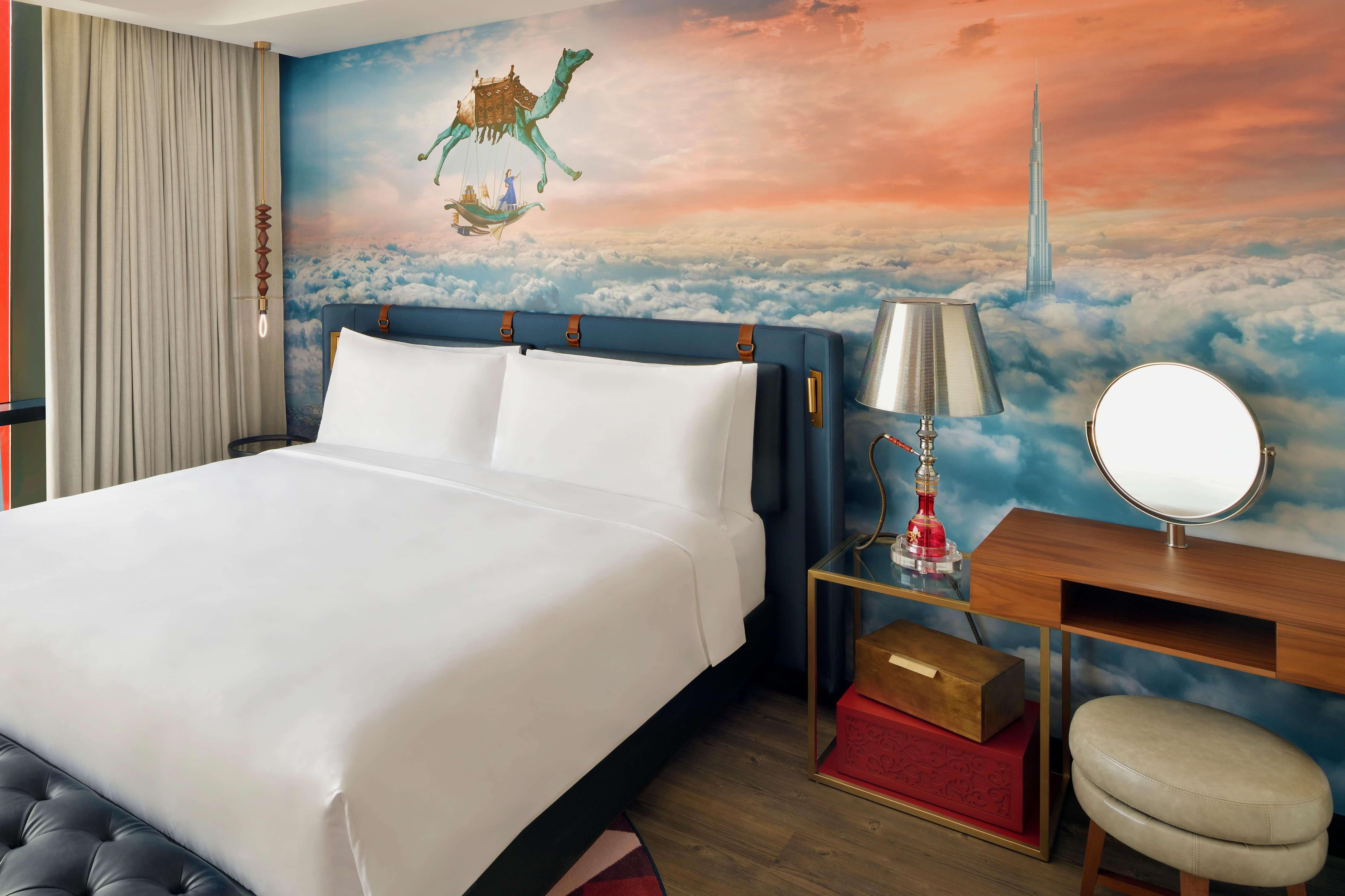 Hotel Indigo Dubai Downtown By Ihg Esterno foto A bedroom at the hotel